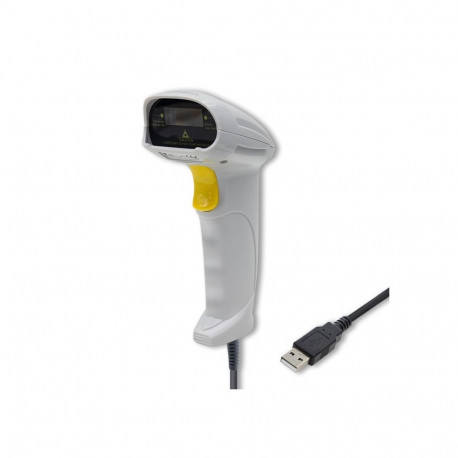 Qoltec laserskanner 50877 1D USB, valge