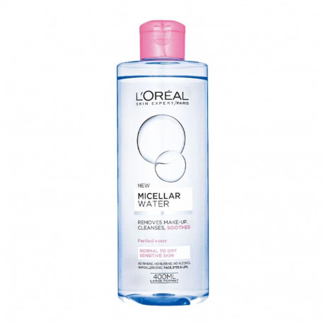 LOREAL mitsellaarvesi normaalsele kuni kuivale tundlikule nahale 400ml
