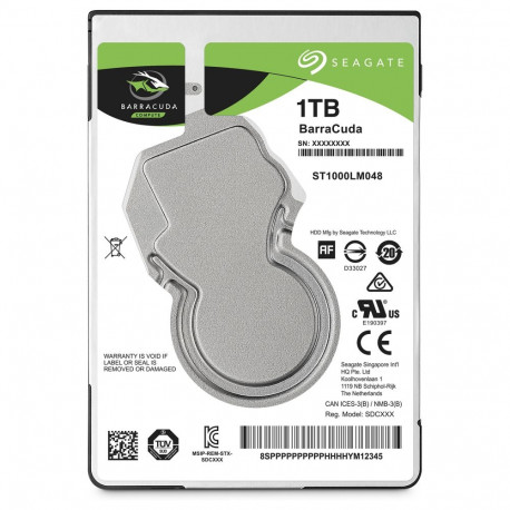 Seagate ST1000LM048 1TB 5400RPM 128MB 7mm, hooldusesse toomise garantii