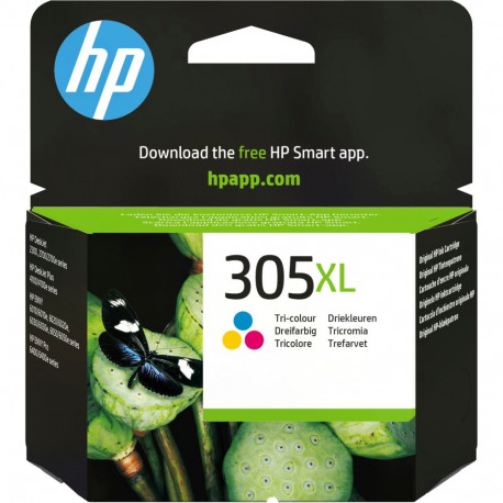 HP tindikassett 305XL originaal suure tootlusega kolmevärviline