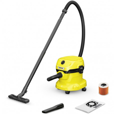 Kärcher tolmuimeja WD2 Plus V-12/4/18/C, kollane