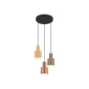 PENDANT LAMP AGUDO 3-PC E27 MULTICOLOR