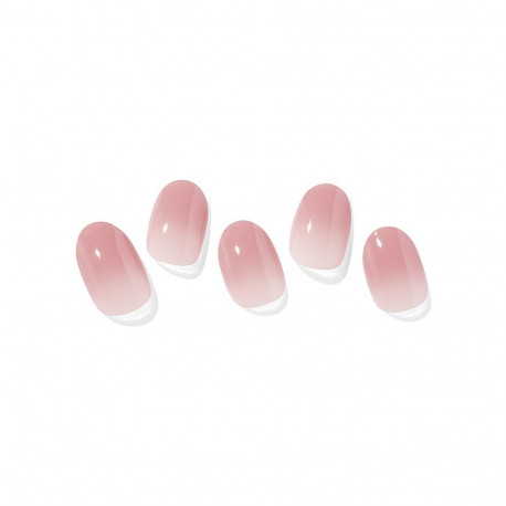 Geellakikleebiste maniküürikomplekt Ohora Semi Cured Gel Nail Strips (N Milk Rose)