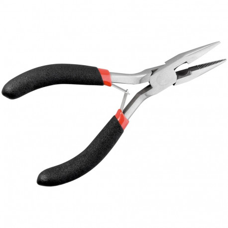 Goobay Tools Needle-Nose Pliers with Half-Round Tip, 125 mm