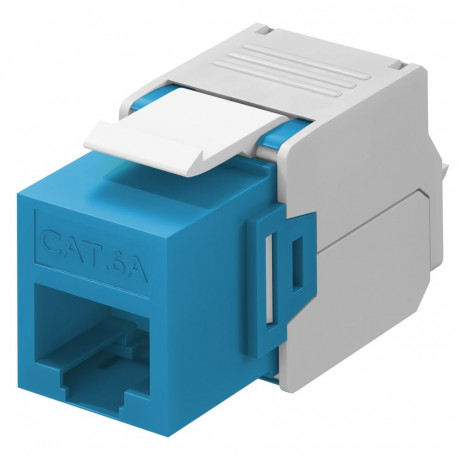 Goobay Keystone moodul RJ45 CAT 6A, UTP sinine
