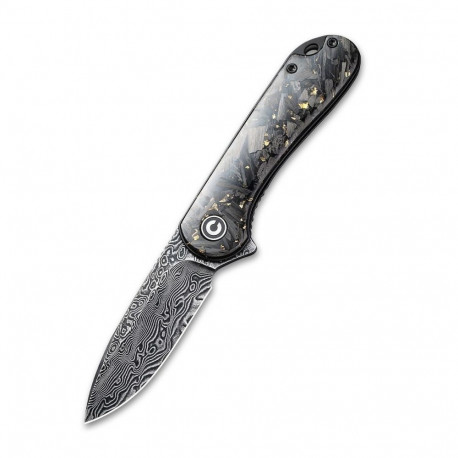 CIVIVI nuga Elementum Damast Resin CF&G
