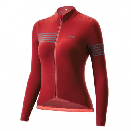 Rockbros Rockbros YPW065 TVI Women's Long Sleeve Cycling Jersey Fall/Winter L - Red