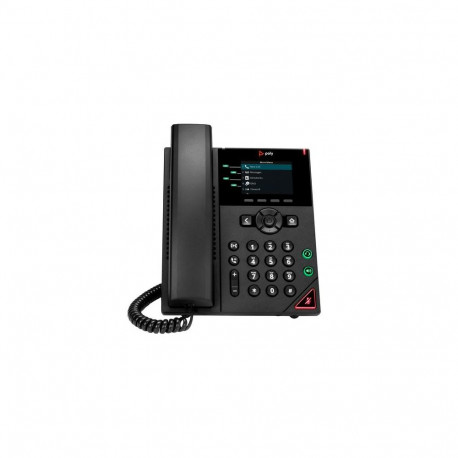 HP Poly VVX 250 4-Line IP Phone and PoE-enabled