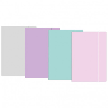 Kummiga mapp A4+ Pastel, assortii, Interdruk