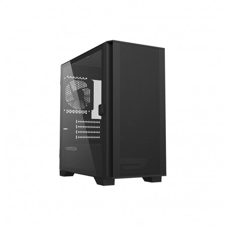 Montech arvutikorpus AIR 100 LITE Midi-Tower Micro-ATX karastatud klaasiga, must