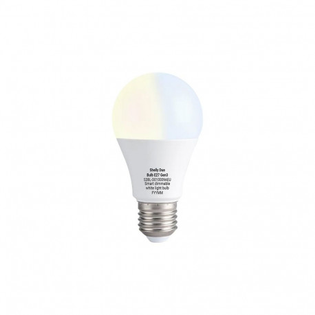 SHELLY Duo Bulb E27 Gen3 WiFi Bluetooth Tunable White Dimmable Smart Bulb