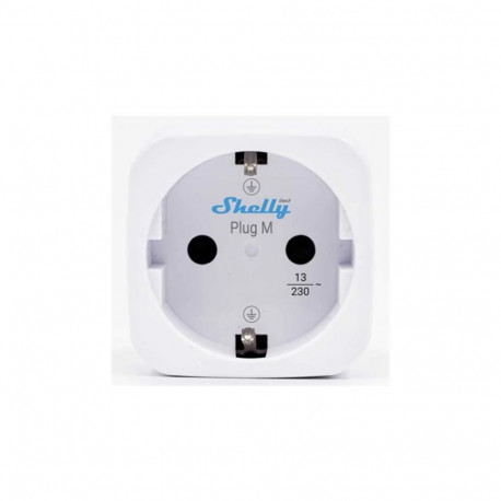 SHELLY Plug M Gen3 White 4-Pack Power Metering Smart Plug