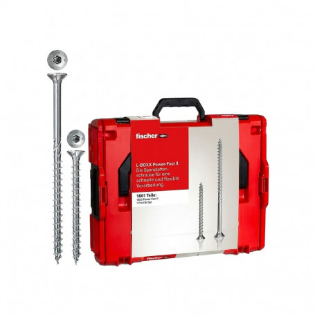 Fischer Power Fast II L-Boxx 102 kruvikomplekt