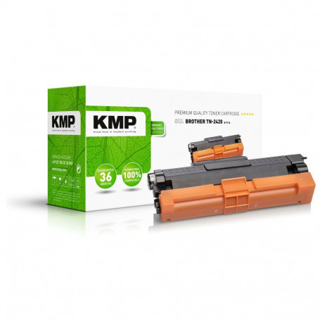 "KMP 1267,3000 black ersetzt Brother TN2420"