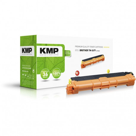 "KMP 1268,3009 yellow ersetzt Brother TN247Y"