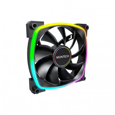 Montech AX140 PWM 140x140x25, must, 140 mm