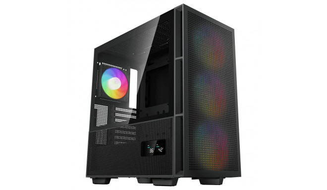 DeepCool arvutikorpus CH560 Digital karastatud klaas, must