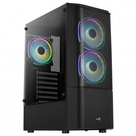 "AeroCool Geh Midi Quantum Mesh v3 Black MicroATX/ATX/MiniITX"