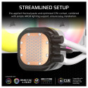 "K CORSAIR Nautilus 360 RS ARGB Processor Liquid Cooling System"