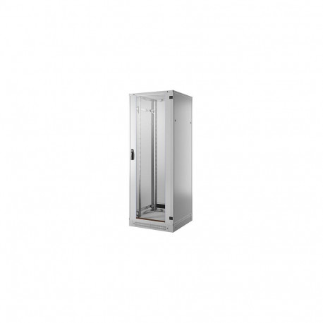 19" võrgukapi komplekt PRO 42HE, 800x1000 mm, RAL7035, 4 ventilaatorit, toitejuhe + sokkel