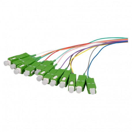 "EFB Faserpigtail SC OS2 G657A2 farbiges Set 2m - 12 Stck"