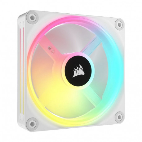 Corsair korpuseventilaatori stardikomplekt ICUE LINK QX120 RGB 120mm, valge