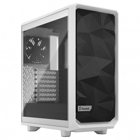 "Fractal Design Meshify 2 Compact - schwarz/weiß - Clear Tempered Glass"