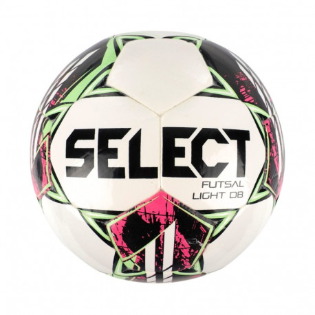 Piłka nożna Select Hala Futsal Light DB v22 II gatunek biało-zielono-różowa 17647/370017 4