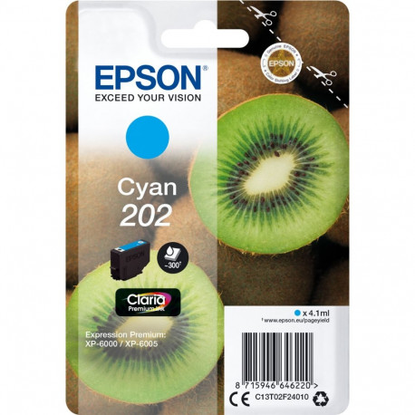 Epson tindikassett sinine Claria Premium 202 T 02F2