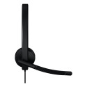 Headset - Logitech H570e Stereo MS Teams USB-C Black