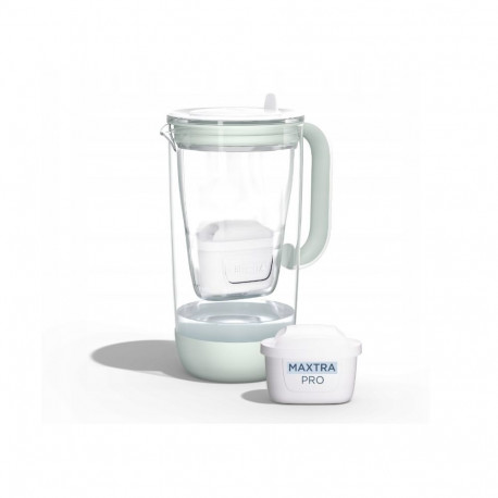 Brita veefiltrikann Glass+1MaxtraProPP 2.5l, mündiroheline