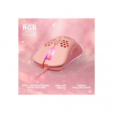 Deltaco Gaming klaviatuur GAM-108-P USB, roosa