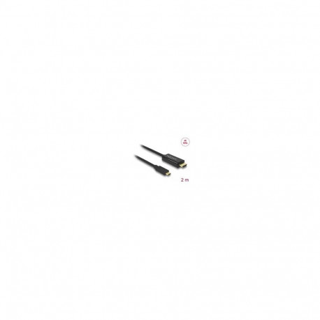 DeLOCK 85291 video cable adapter 2 m USB Type-C HDMI Black