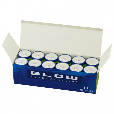 82-596# Bateria blow super alkaline r20/d 6szt (6 tk.)