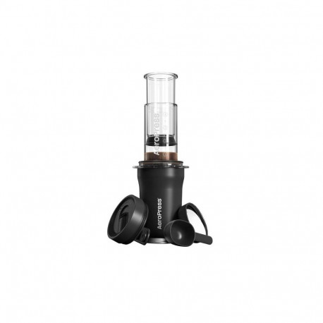 Go Plus coffee maker with black AeroPress thermal mug