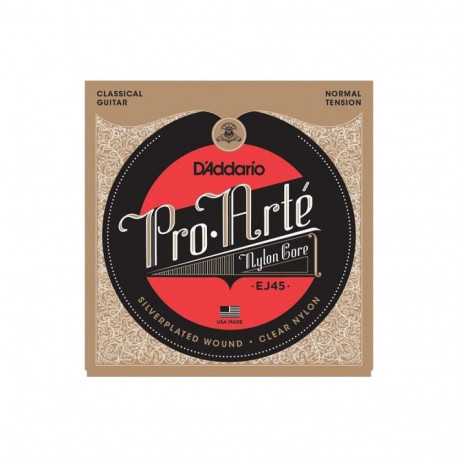 D'Addario klassikalise kitarri keeled EJ45 Pro-Arté Nylon