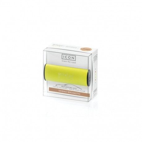 Car Air Freshener YELLOW SANDALO BERGAMOTTO MILLEFIORI