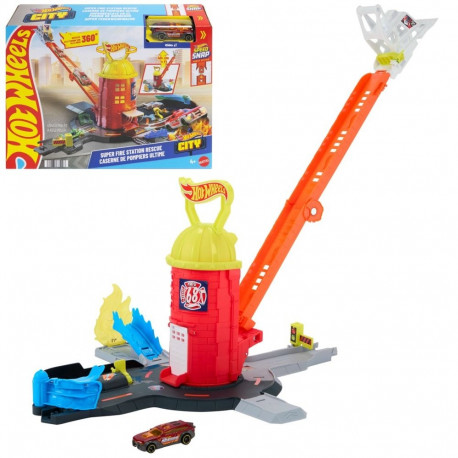 Hot Wheels City supertuletõrjejaama päästekomplekt