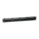 Equip 24-Port Cat.5e Unshielded Patch Panel, Black