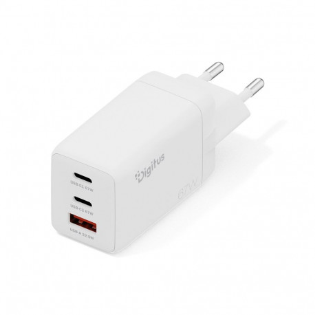 Digitus GaN USB-laadija 67W, 2x USB-C, 1x USB-A