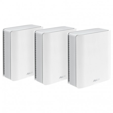ASUS Wi-Fi-ruuter ZenWiFi BT10 BE18000 kolmeribaline WLan7 (3PK), valge