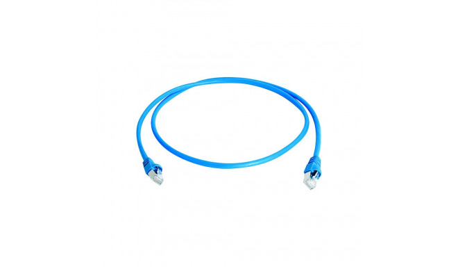 Telegärtner patchkaabel S/FTP Cat.6A 0,25m, sinine
