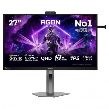 AOC AGON PRO mängumonitor AG276QSG2 27 Zoll WQHD Fast-IPS 360Hz, must