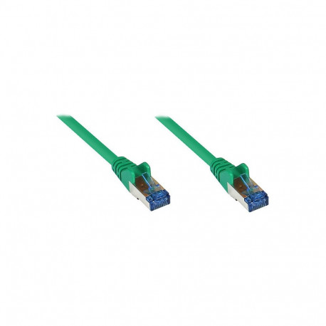 "GoodConnections Patchkabel mit Rastnasenschutz, Cat. 6A, S/FTP, PiMF, halogenfrei, 500MHz, grün, 3m