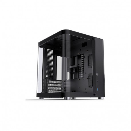 "Jonsbo TK-1 2.0 Micro-ATX Gehäuse, Tempered Glass - schwarz"