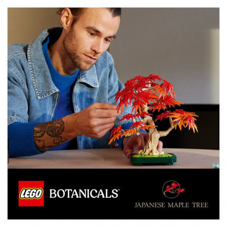 "LEGO Botanicals Japanischer Roter Ahorn – Bonsai-Baum 10348"