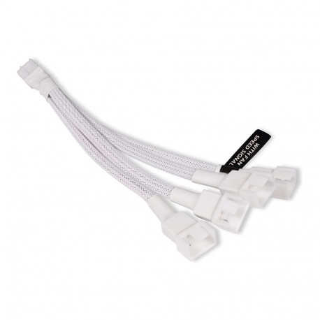 "Alphacool Y-Splitter 4-Pin auf 4x 4-Pin PWM 15cm - weiß"