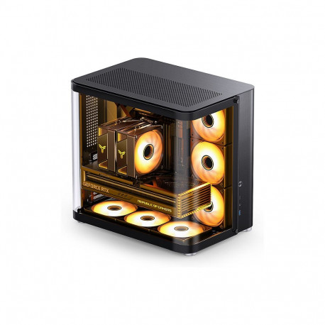 "Jonsbo TK-2 2.0 Midi-Tower, Tempered Glass - schwarz"