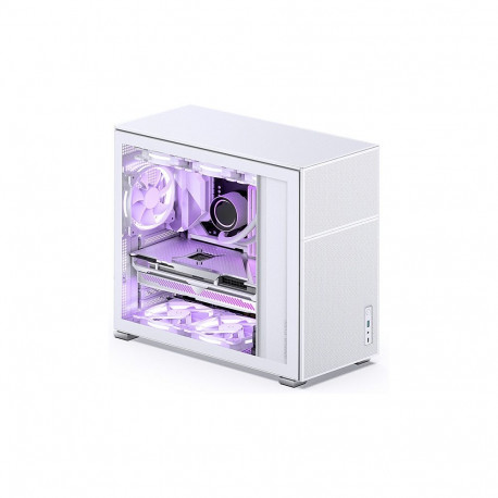 "Jonsbo D41 MESH ATX Gehäuse, Tempered Glass - weiß"