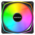 "CASE FAN 120MM/RX120 PRO BLACK MONTECH"